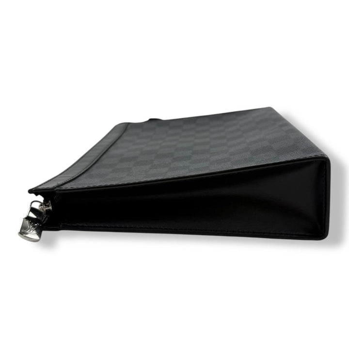 Louis Vuitton Pochette Voyage Black Damier Pouch - Lux Central
