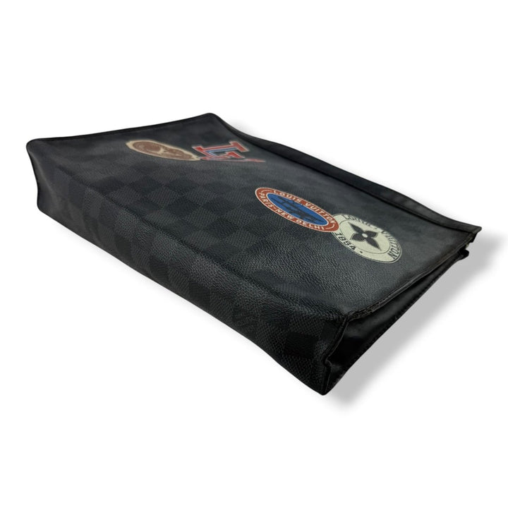Louis Vuitton Pochette Voyage Black Damier Pouch - Lux Central