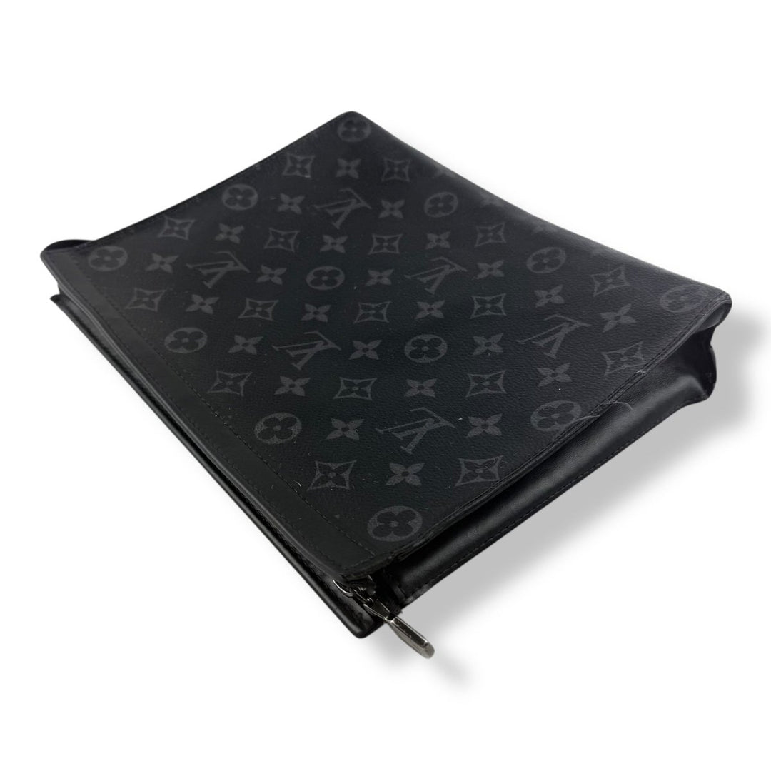 Louis Vuitton Pochette Voyage Black Damier Pouch - Lux Central