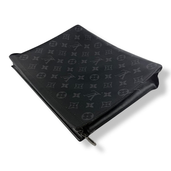 Louis Vuitton Pochette Voyage Black Damier Pouch - Lux Central