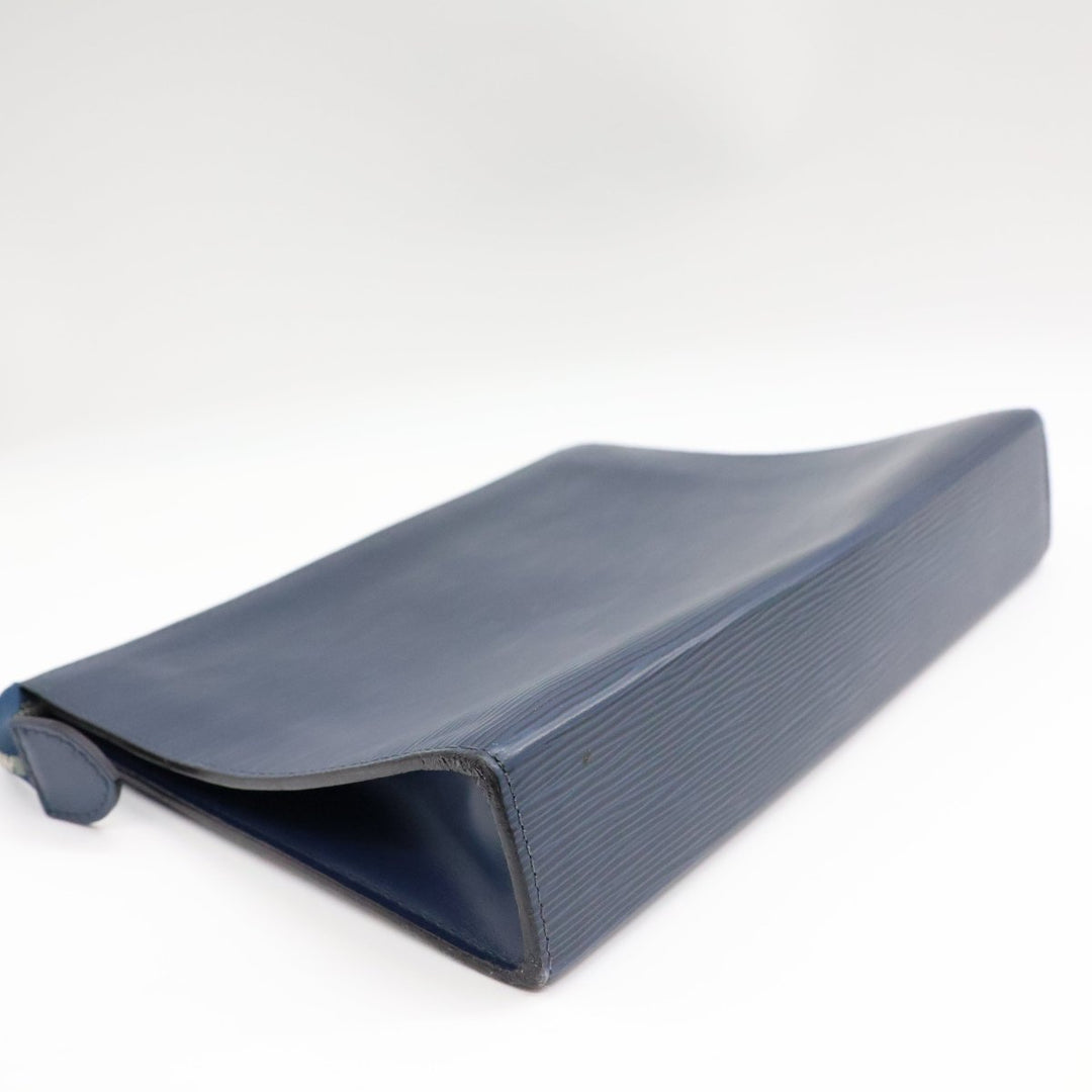 Louis Vuitton Pochette Voyage Navy Epi Pouch - Lux Central