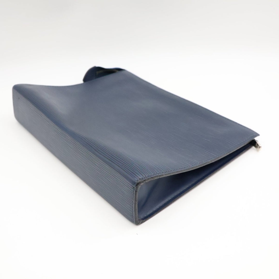 Louis Vuitton Pochette Voyage Navy Epi Pouch - Lux Central