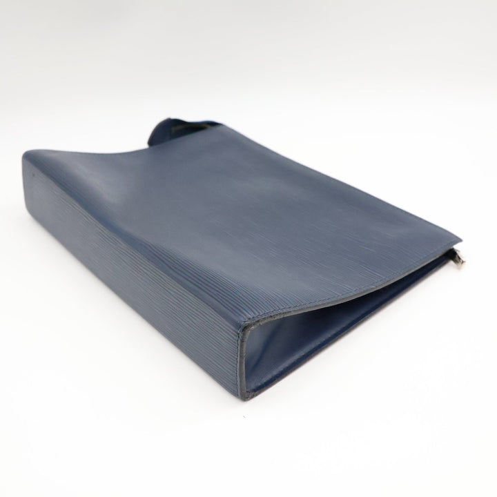 Louis Vuitton Pochette Voyage Navy Epi Pouch - Lux Central