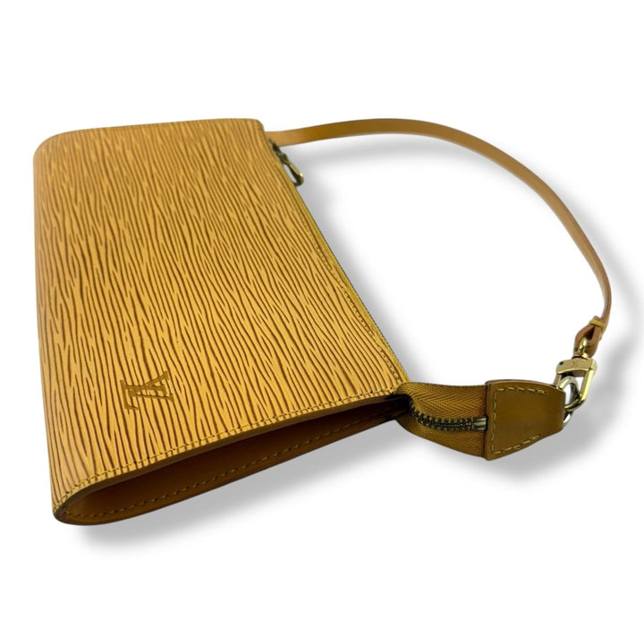 Louis Vuitton Pochette Yellow Epi Leather Bag - Lux Central