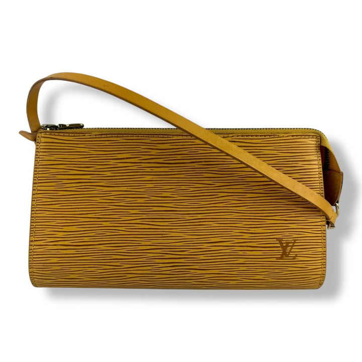 Louis Vuitton Pochette Yellow Epi Leather Bag - Lux Central