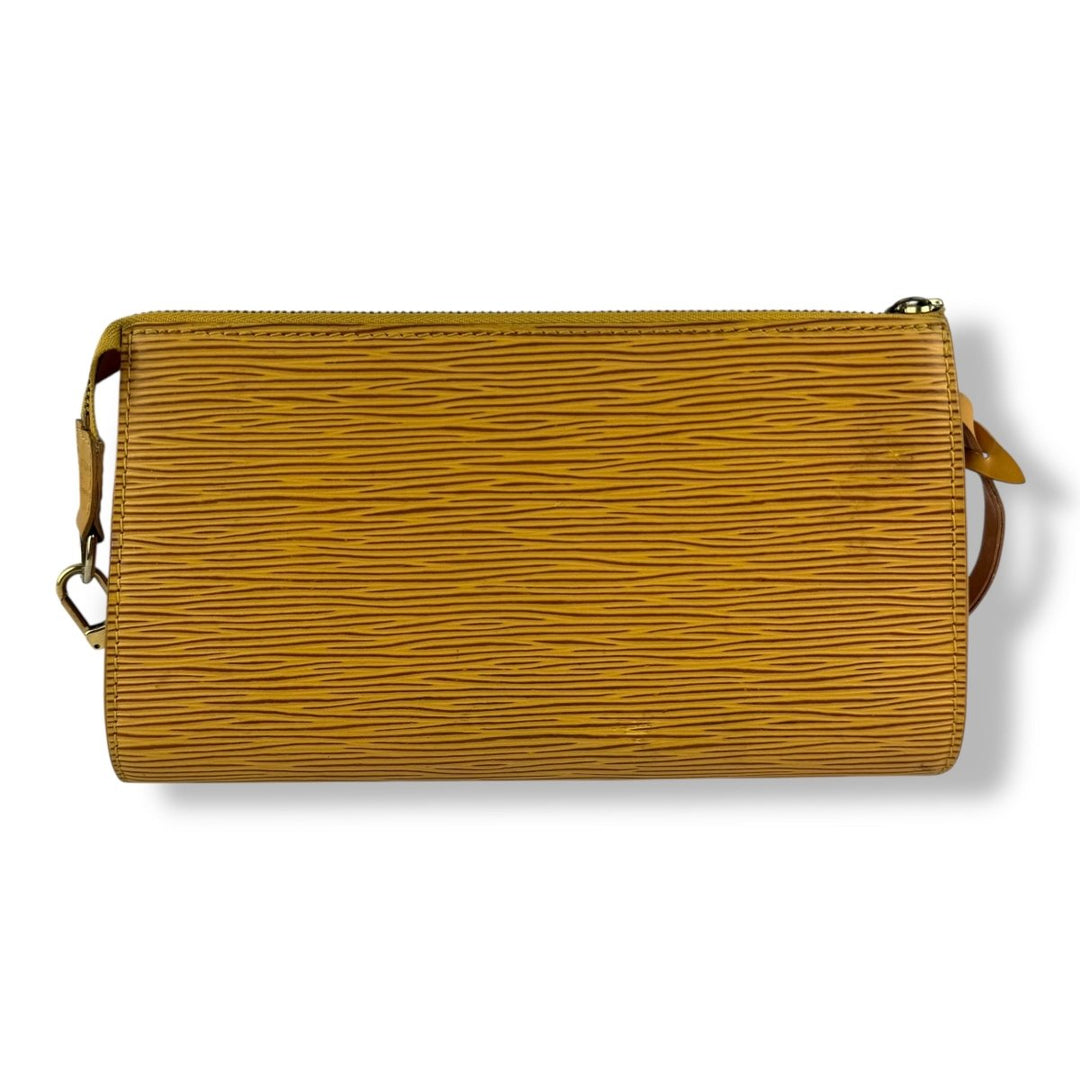 Louis Vuitton Pochette Yellow Epi Leather Bag - Lux Central