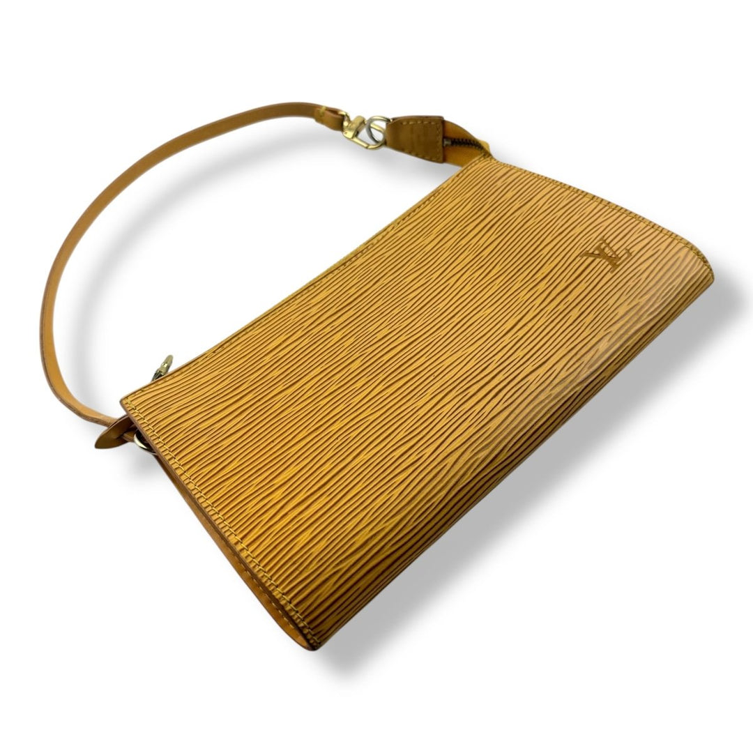 Louis Vuitton Pochette Yellow Epi Leather Bag - Lux Central