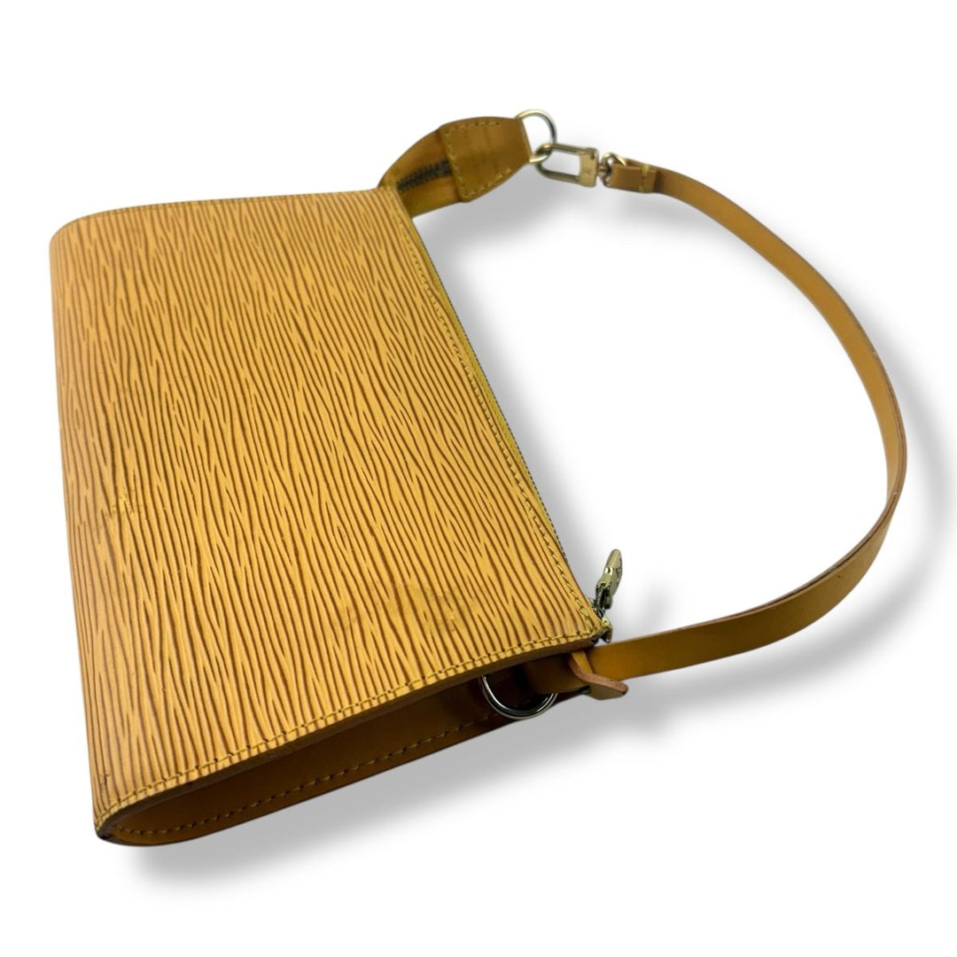 Louis Vuitton Pochette Yellow Epi Leather Bag - Lux Central