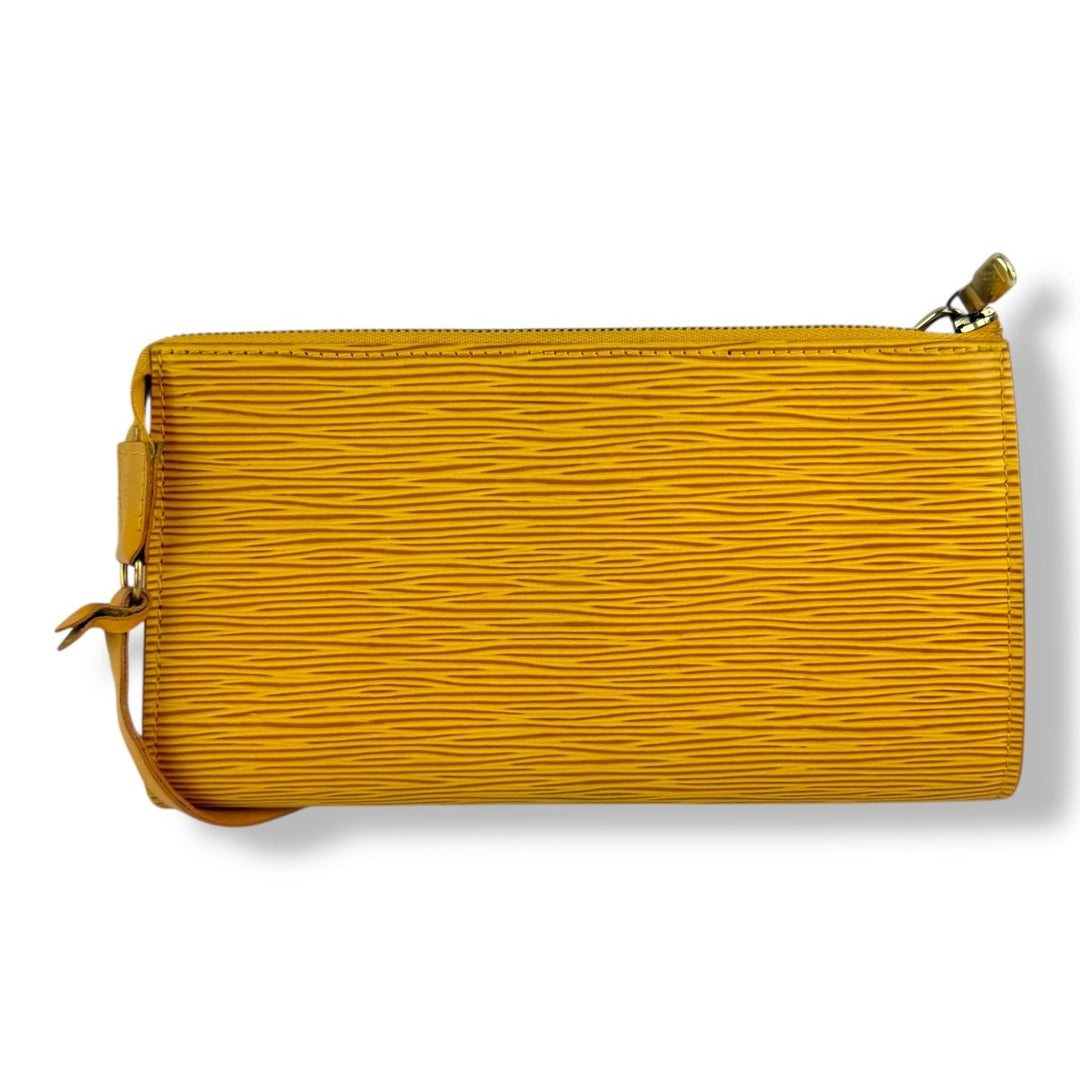 Louis Vuitton Pochette Yellow Epi Leather Bag - Lux Central