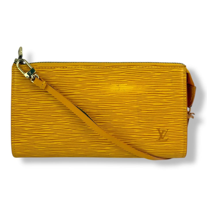 Louis Vuitton Pochette Yellow Epi Leather Bag - Lux Central