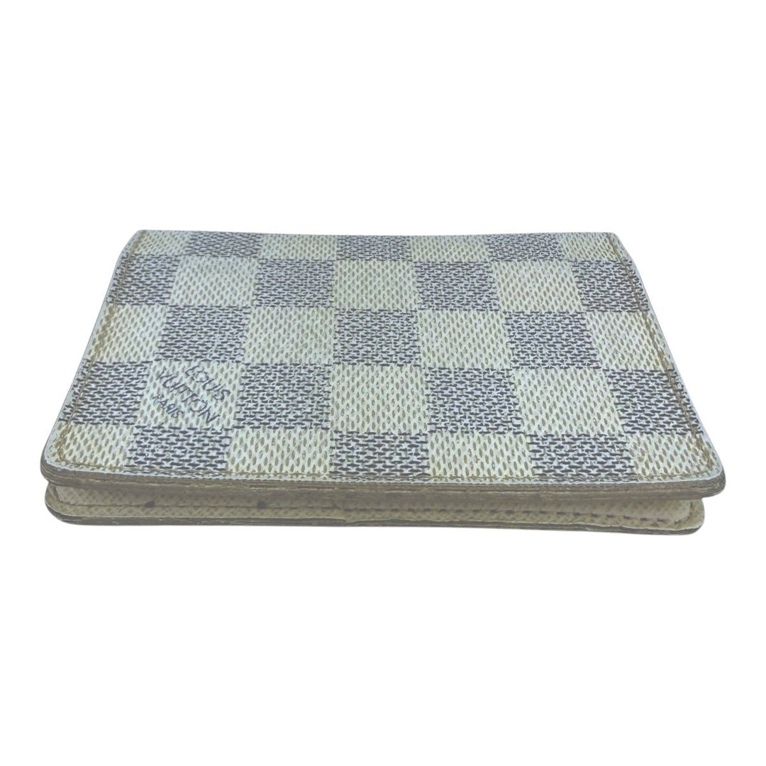 Louis Vuitton Pocket Organiser Azur Damier Leather - Lux Central