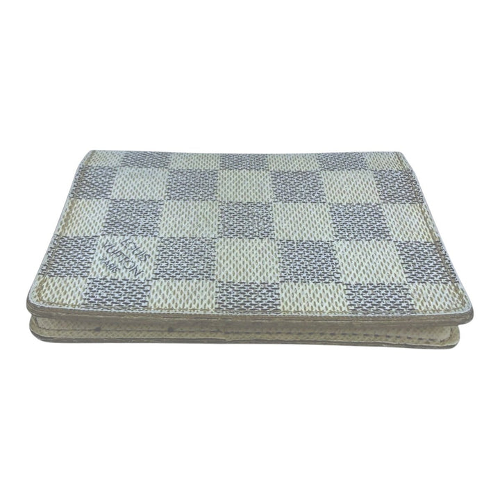 Louis Vuitton Pocket Organiser Azur Damier Leather - Lux Central