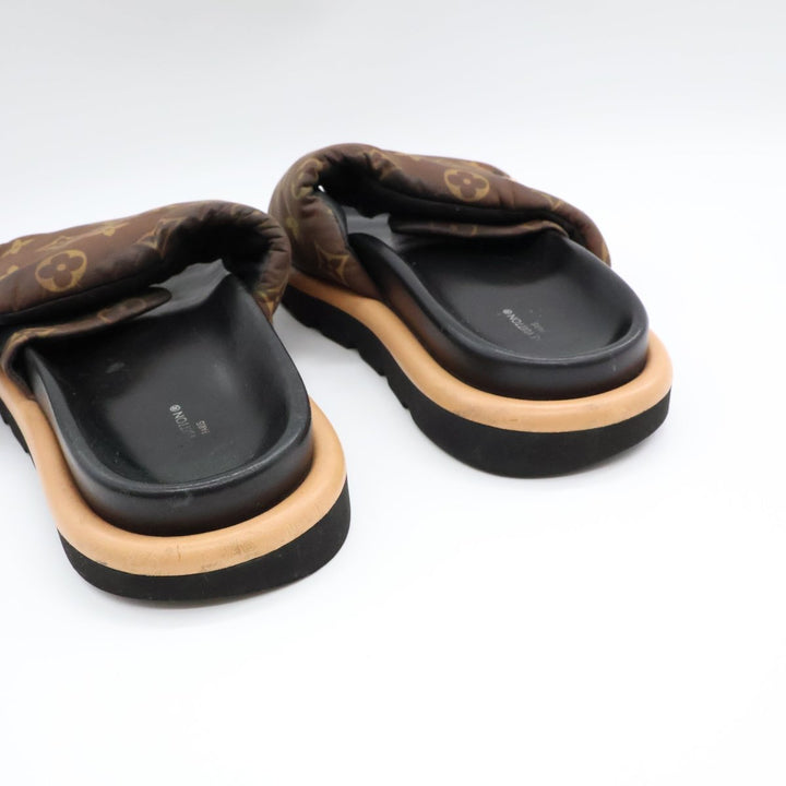 Louis Vuitton Pool Pillow Slides Brown Monogram UK 5 / EU 38 - Lux Central