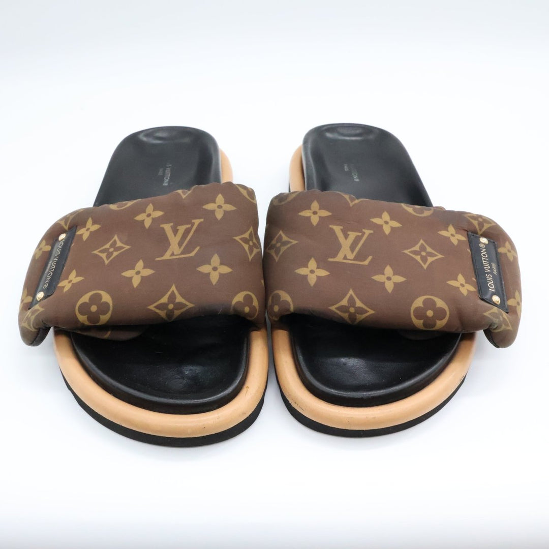 Louis Vuitton Pool Pillow Slides Brown Monogram UK 5 / EU 38 - Lux Central