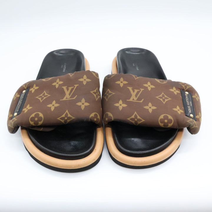 Louis Vuitton Pool Pillow Slides Brown Monogram UK 5 / EU 38 - Lux Central