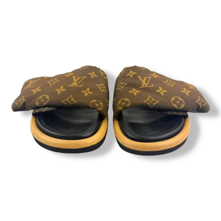 Louis Vuitton Pool Pillow Slides Brown Monogram UK 6 / EU 39 - Lux Central