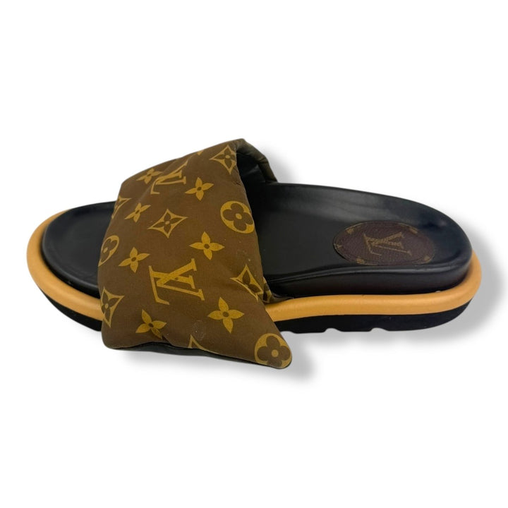 Louis Vuitton Pool Pillow Slides Brown Monogram UK 6 / EU 39 - Lux Central