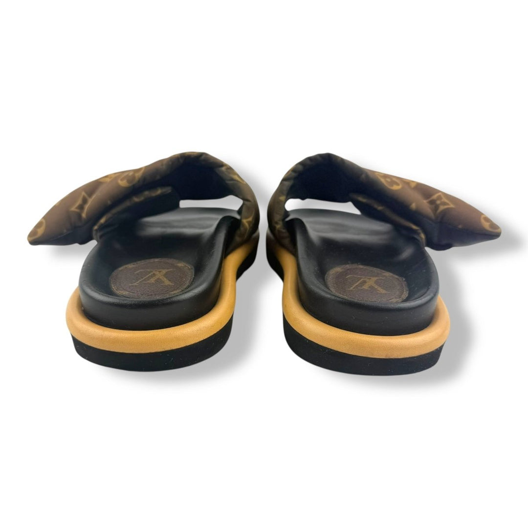 Louis Vuitton Pool Pillow Slides Brown Monogram UK 6 / EU 39 - Lux Central