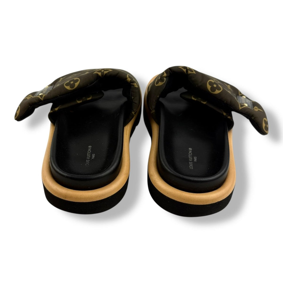 Louis Vuitton Pool Pillow Slides Brown Monogram UK 6 / EU 39 - Lux Central