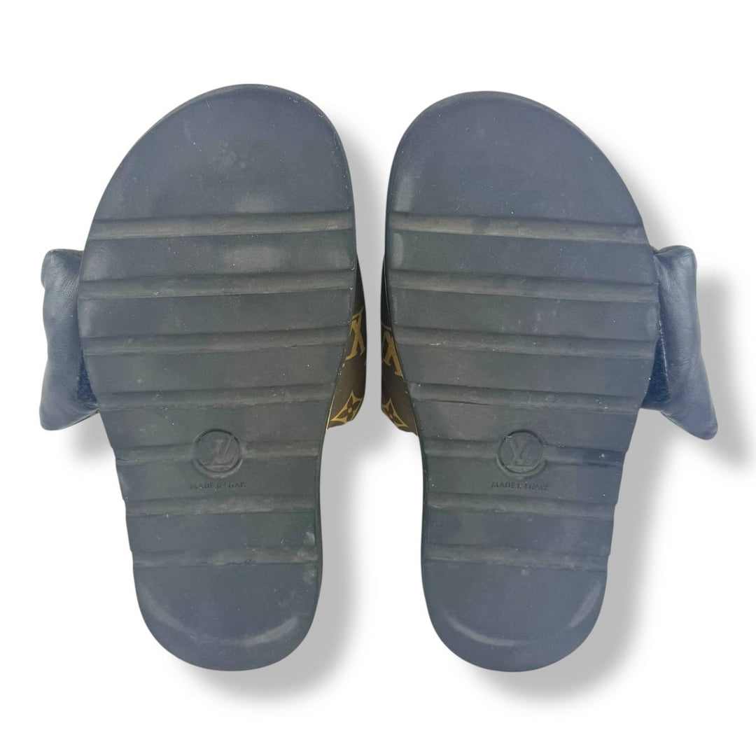 Louis Vuitton Pool Pillow Slides Brown Monogram UK 6 / EU 39 - Lux Central