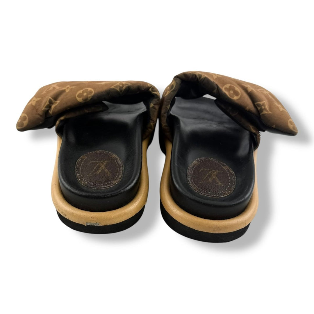Louis Vuitton Pool Pillow Slides Brown Monogram UK 6 / EU 39 - Lux Central