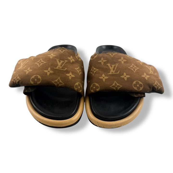 Louis Vuitton Pool Pillow Slides Brown Monogram UK 6 / EU 39 - Lux Central