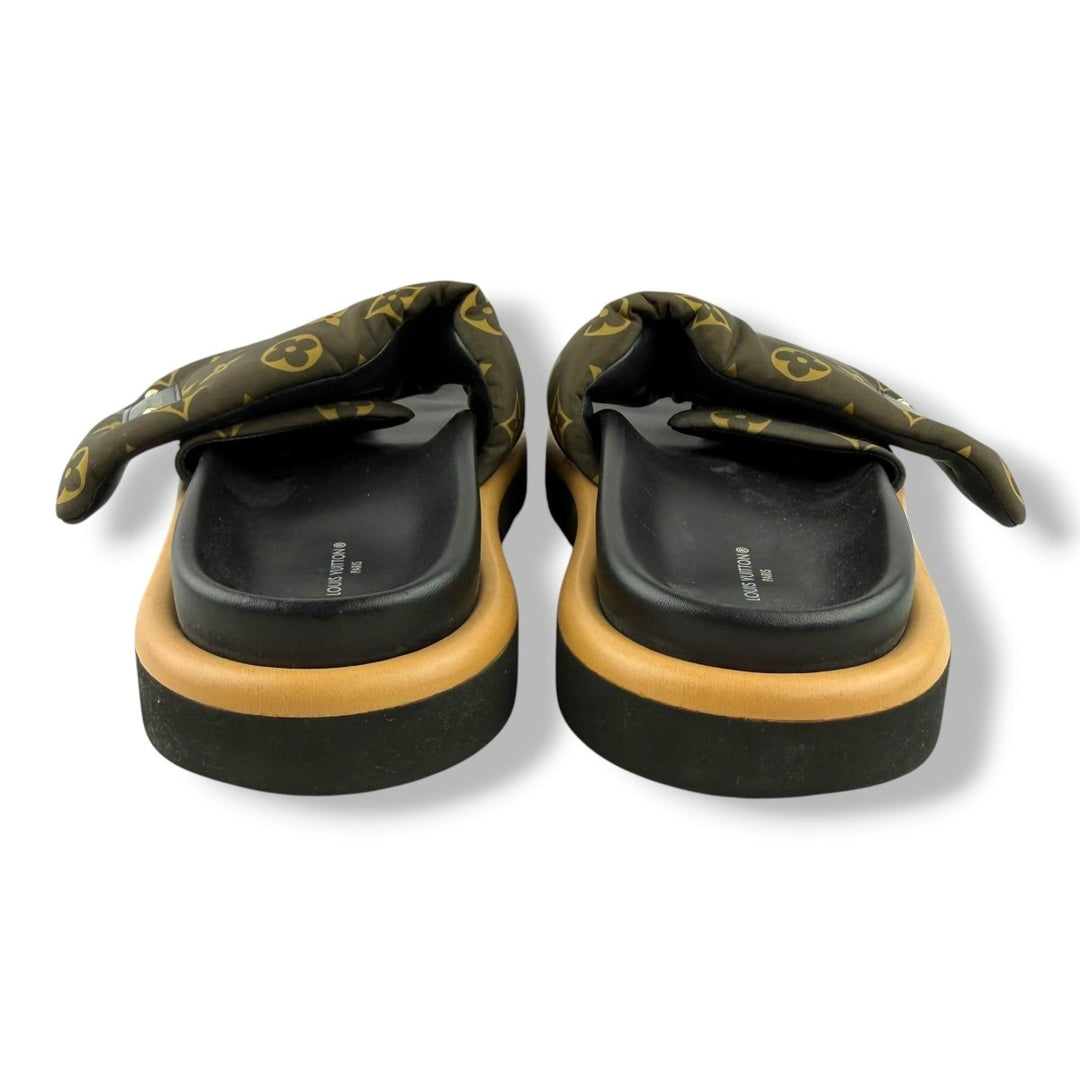 Louis Vuitton Pool Pillow Slides Brown Monogram UK 8 / EU 41 - Lux Central