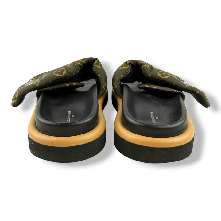 Louis Vuitton Pool Pillow Slides Brown Monogram UK 8 / EU 41 - Lux Central