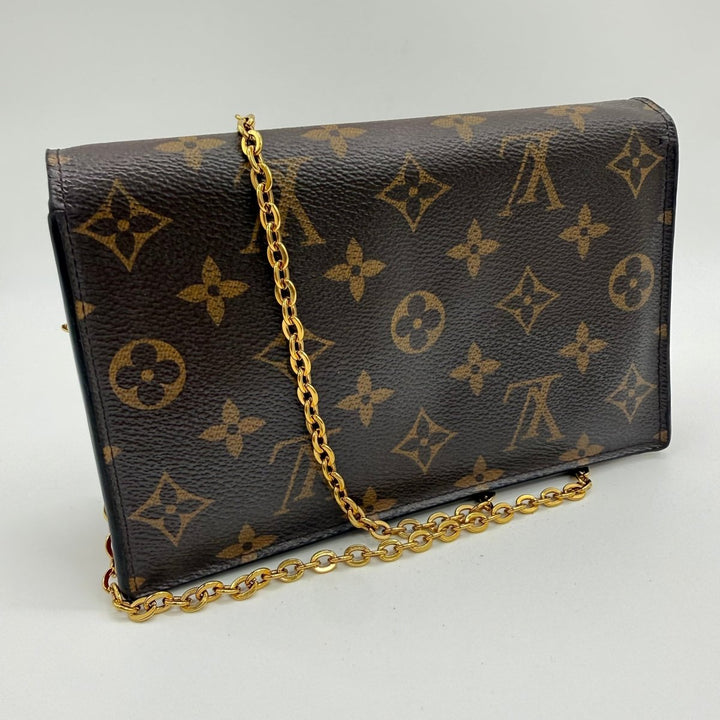 Louis Vuitton Portefeuille Flore Wallet On Chain Brown Monogram - Lux Central