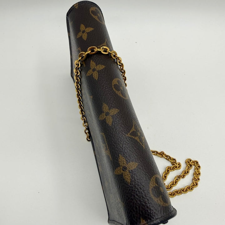 Louis Vuitton Portefeuille Flore Wallet On Chain Brown Monogram - Lux Central