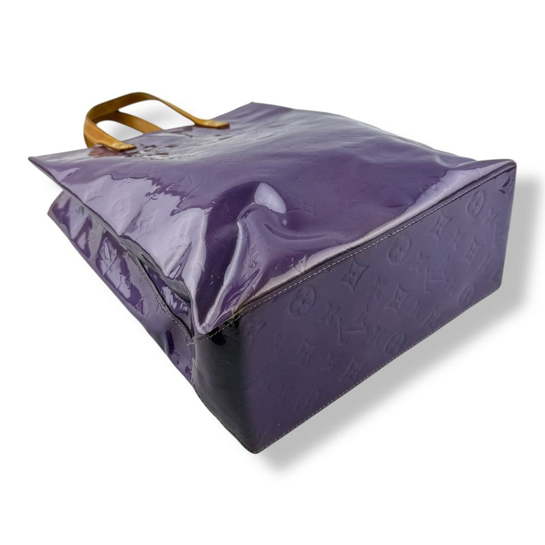 Louis Vuitton Purple Vernis Reade MM Tote Handbag - Lux Central