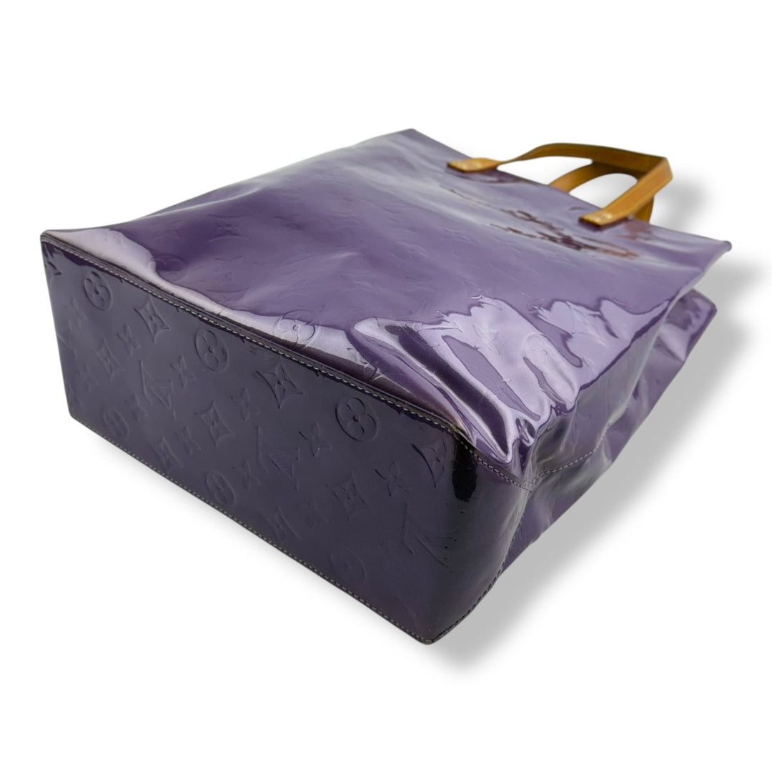 Louis Vuitton Purple Vernis Reade MM Tote Handbag - Lux Central