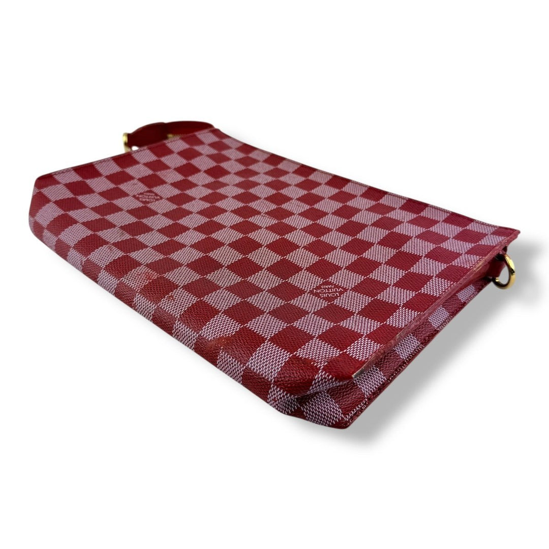 Louis Vuitton Red Damier Module Crossbody Handbag - Lux Central