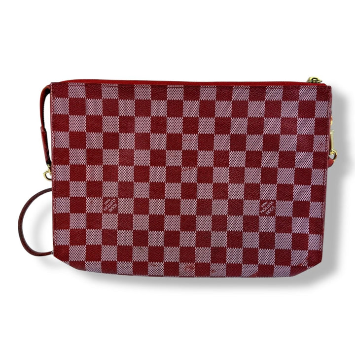 Louis Vuitton Red Damier Module Crossbody Handbag - Lux Central