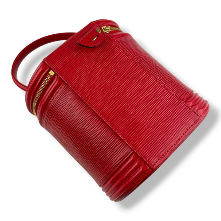 Louis Vuitton Red Epi Leather Cannes Handbag - Lux Central