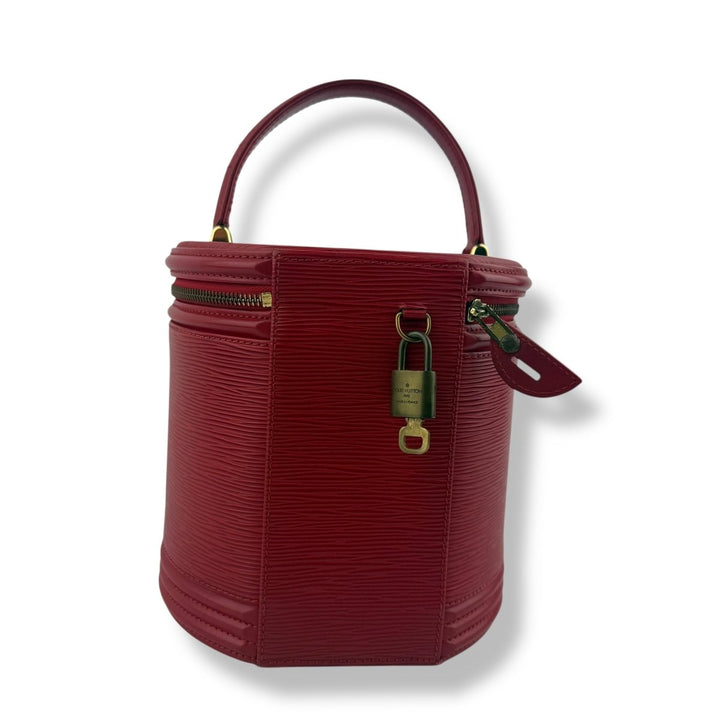 Louis Vuitton Red Epi Leather Cannes Handbag - Lux Central