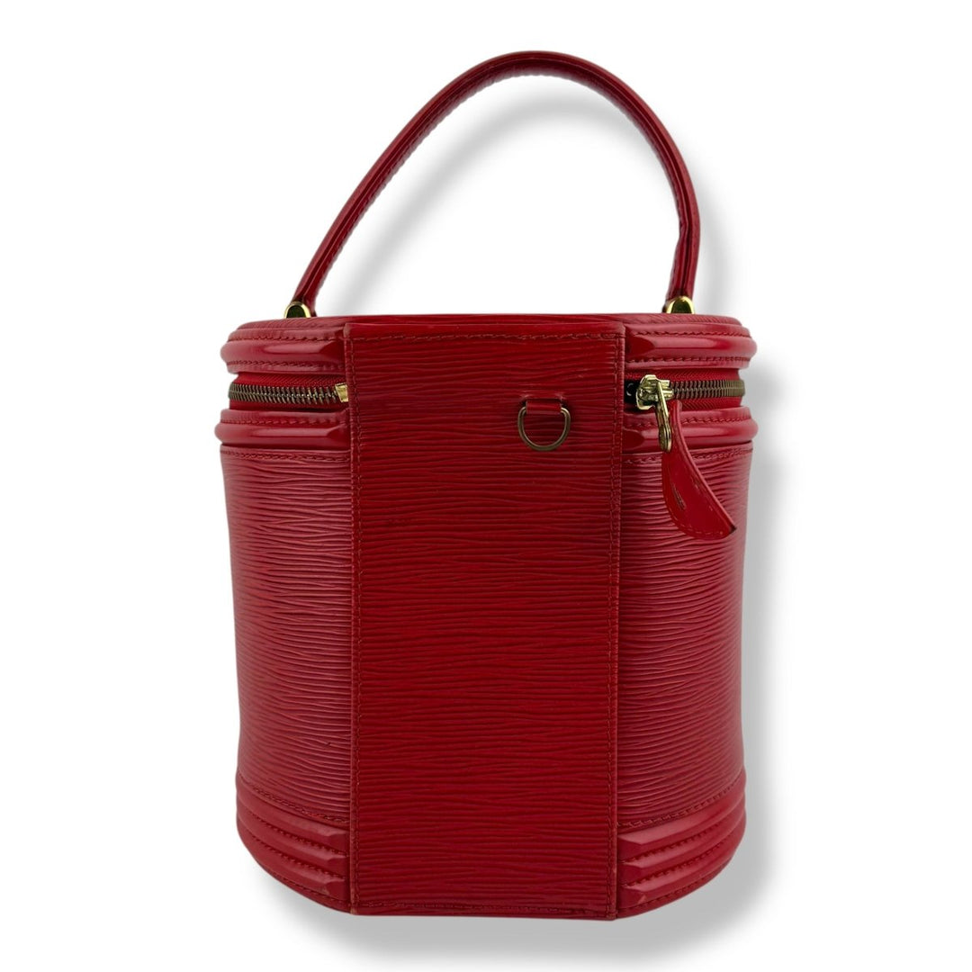 Louis Vuitton Red Epi Leather Cannes Handbag - Lux Central