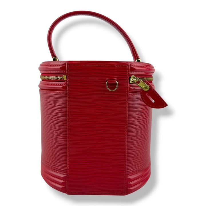 Louis Vuitton Red Epi Leather Cannes Handbag - Lux Central