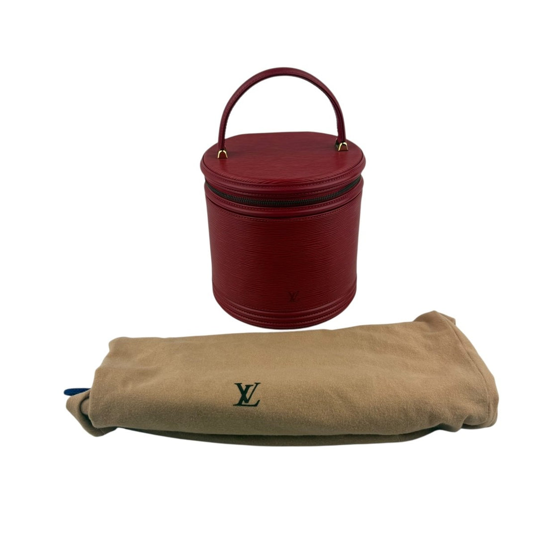 Louis Vuitton Red Epi Leather Cannes Handbag - Lux Central