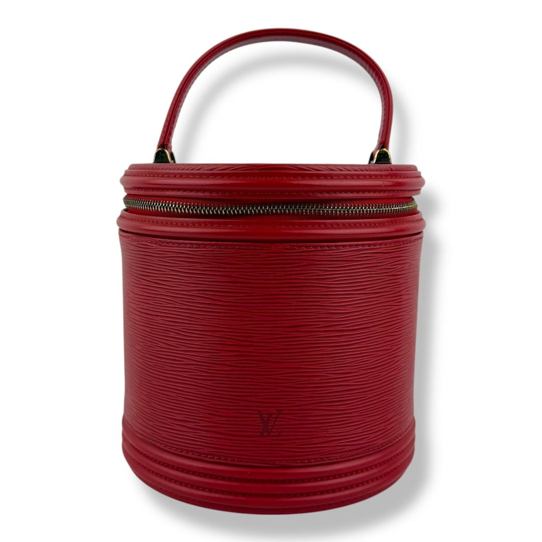 Louis Vuitton Red Epi Leather Cannes Handbag - Lux Central