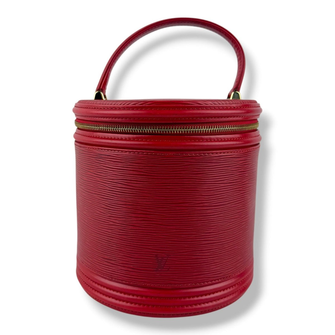 Louis Vuitton Red Epi Leather Cannes Handbag - Lux Central
