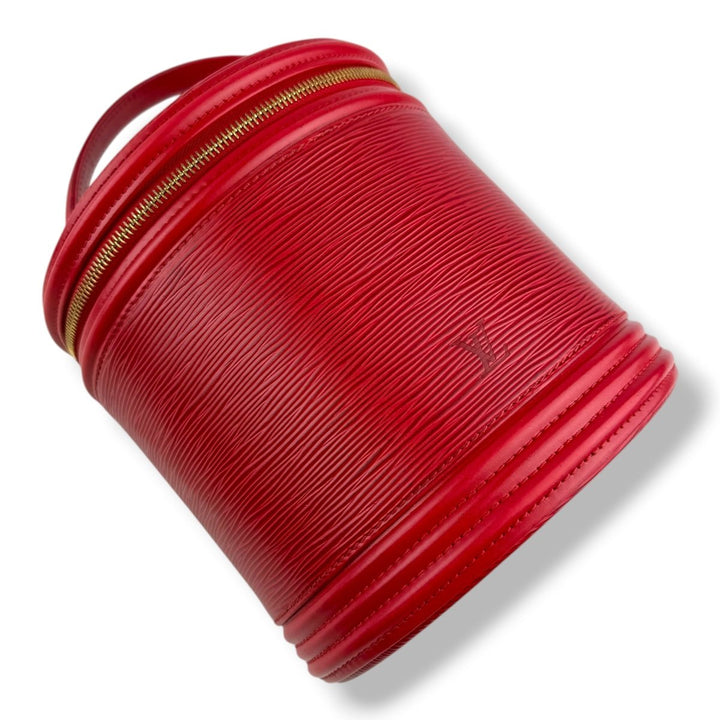 Louis Vuitton Red Epi Leather Cannes Handbag - Lux Central