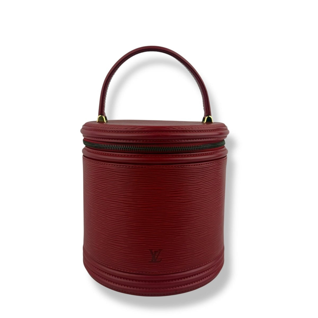 Louis Vuitton Red Epi Leather Cannes Handbag - Lux Central