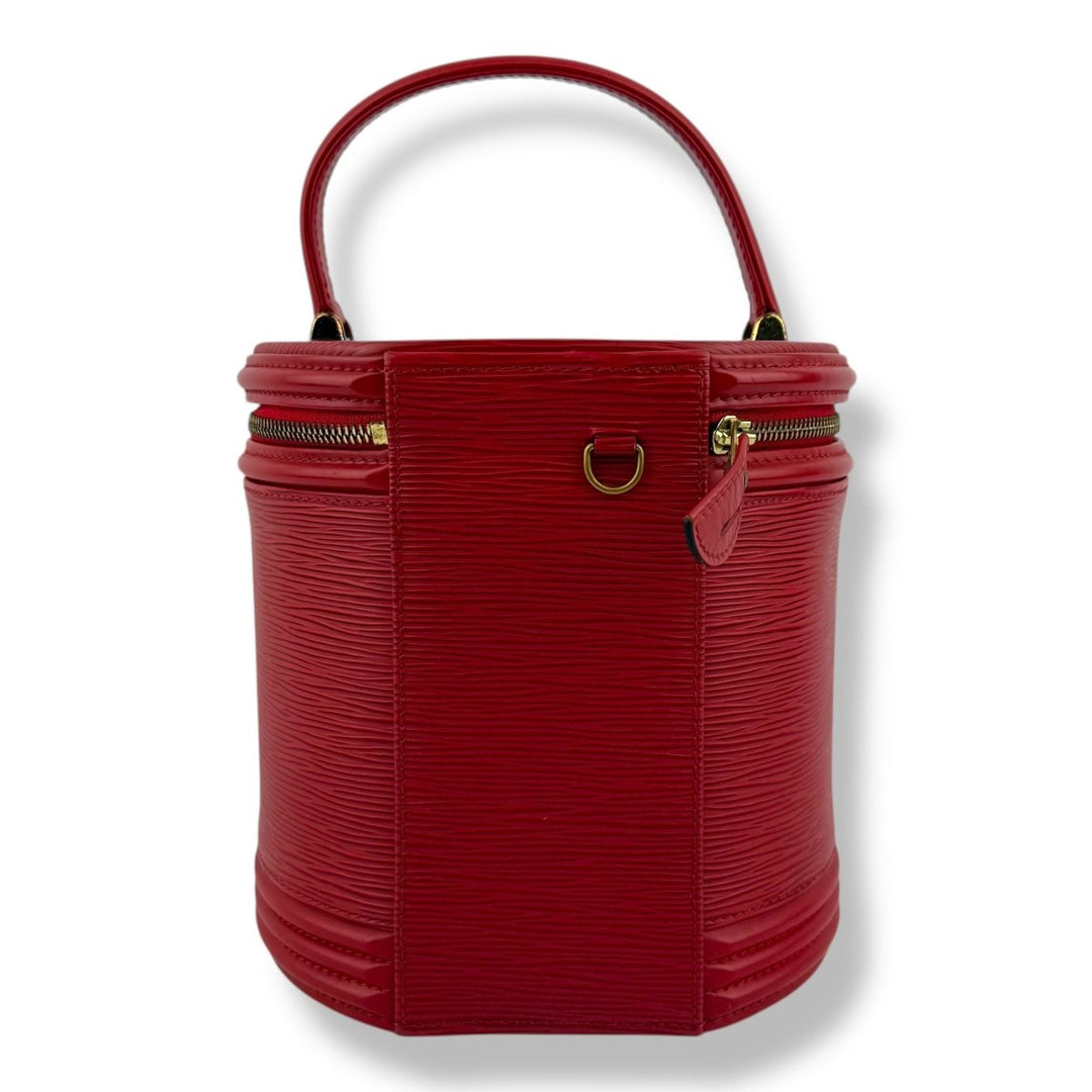 Louis Vuitton Red Epi Leather Cannes Handbag - Lux Central
