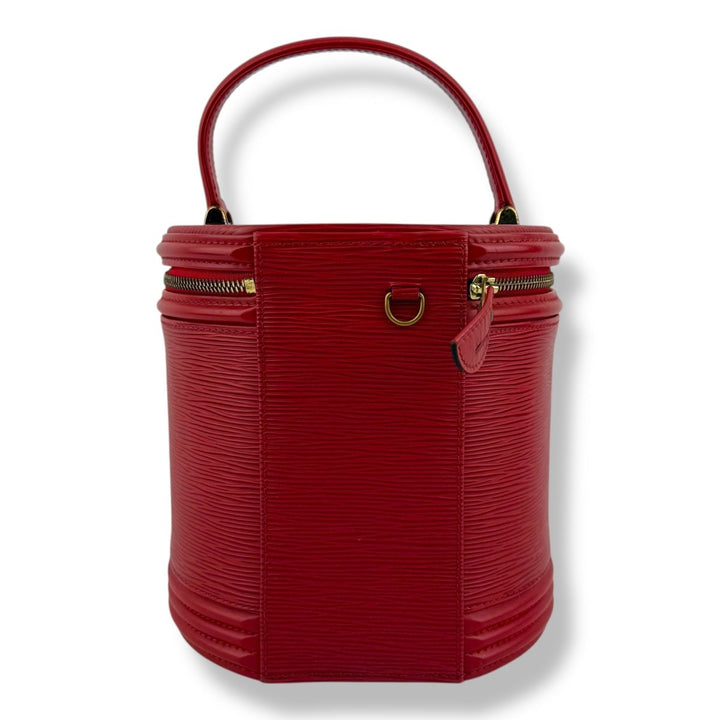 Louis Vuitton Red Epi Leather Cannes Handbag - Lux Central