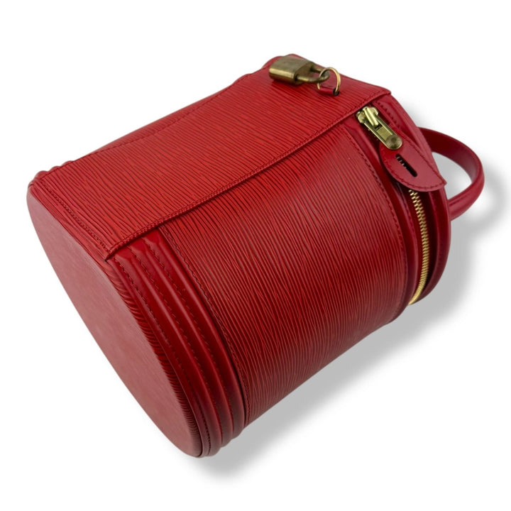 Louis Vuitton Red Epi Leather Cannes Handbag - Lux Central