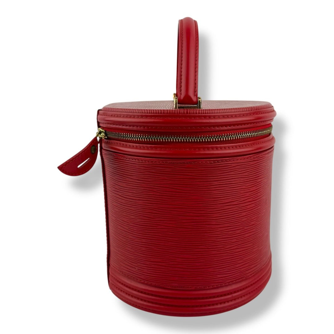 Louis Vuitton Red Epi Leather Cannes Handbag - Lux Central