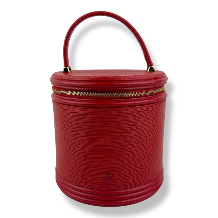 Louis Vuitton Red Epi Leather Cannes Handbag - Lux Central
