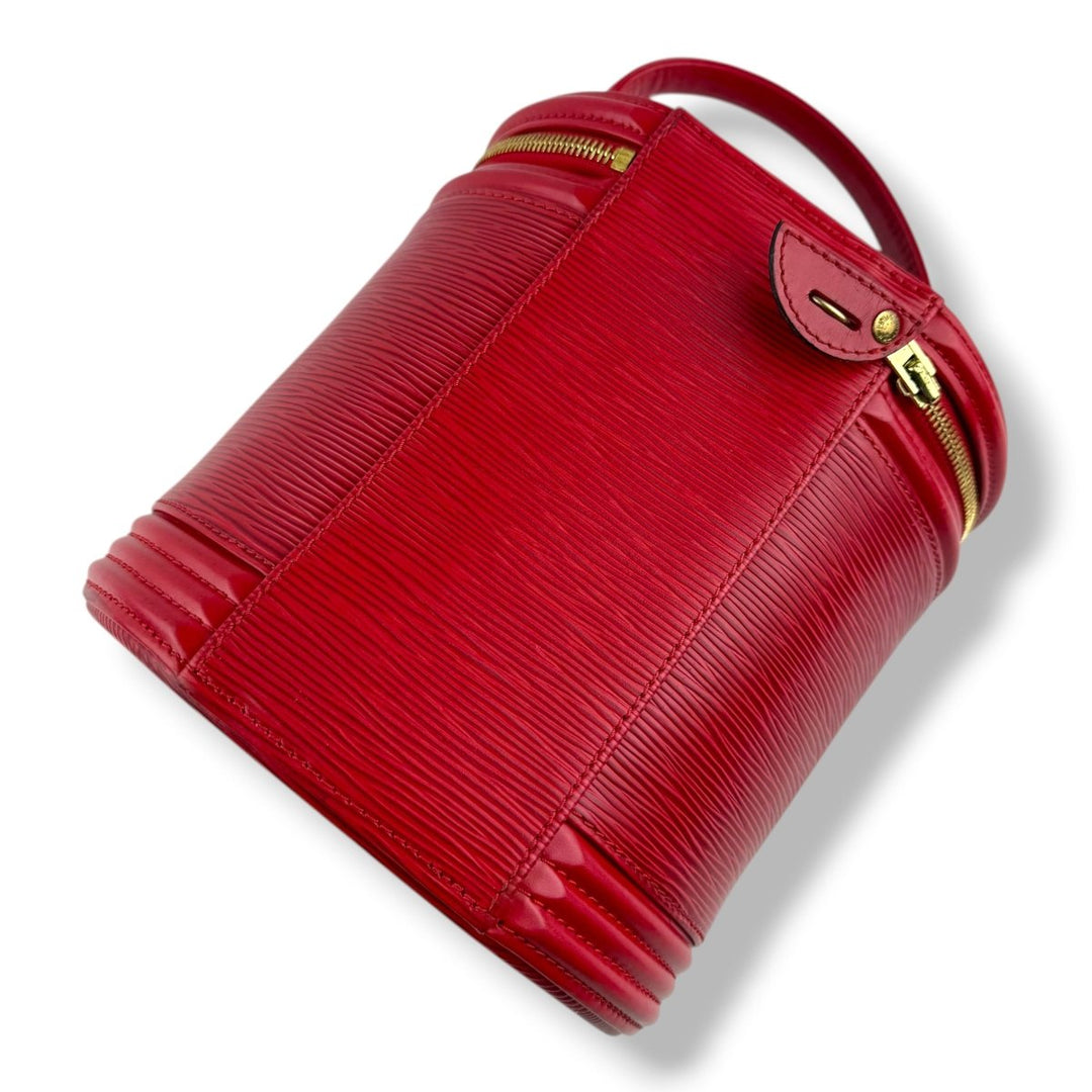 Louis Vuitton Red Epi Leather Cannes Handbag - Lux Central