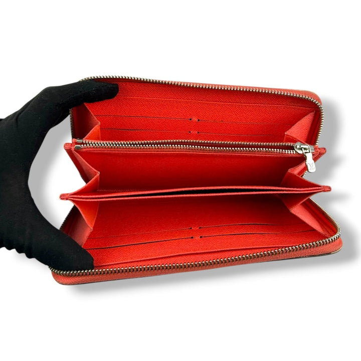 Louis Vuitton Red Epi Zippy Purse - Lux Central